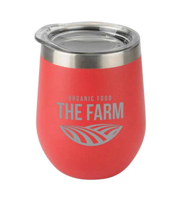12 oz. Sipper Powder Coated Tumbler