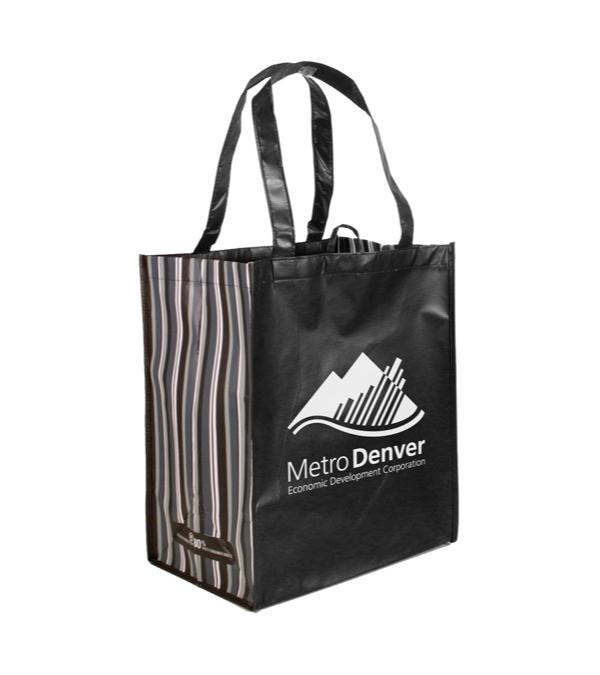 RPET Striped Tote Bag