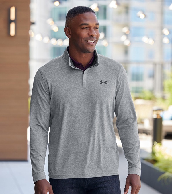 Under Armour Men's Playoff Quarter-Zip - Embroidery