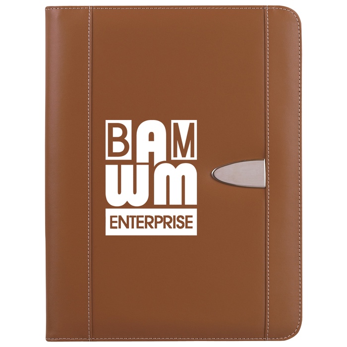 Eclipse Bonded 8-1/2" x 11"Leather Portfolio with Calculator