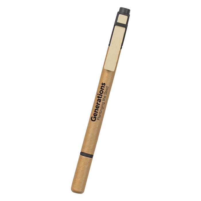 Eco-Friendly Dual Function Logo Pen/Highlighter