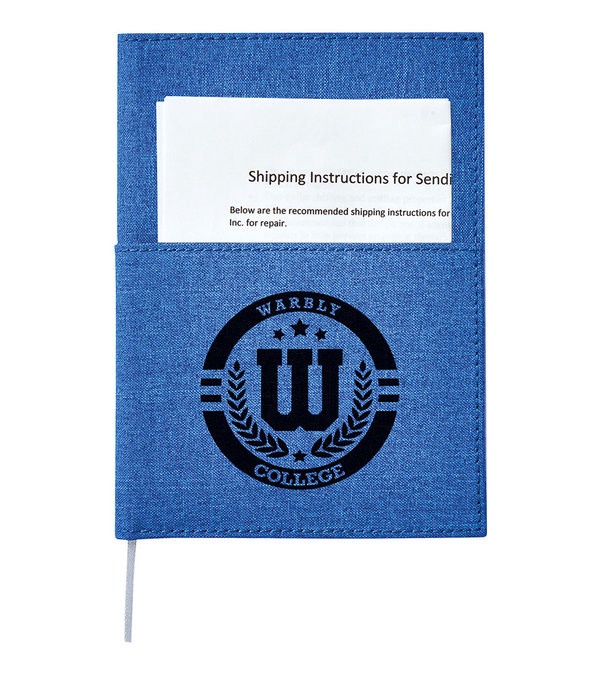 5 x 7 Canvas Pocket Refillable Notebook