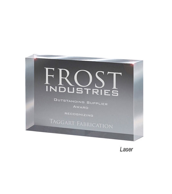 Freestanding Block Award Small-Laser