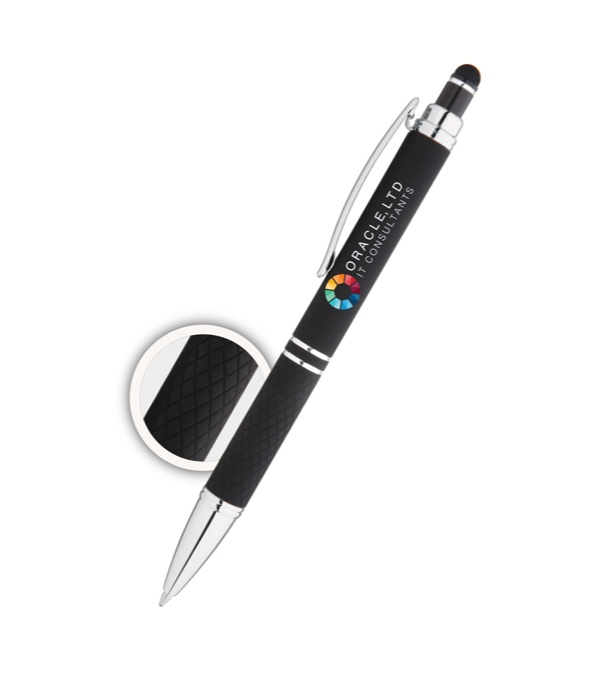 Hexam Stylus Soft Touch - Full Color Imprint