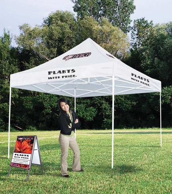 10' Standard Tent Kit (Full-Color Imprint, 4 Locations)