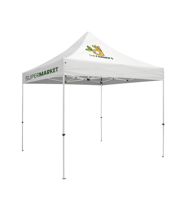 10' Standard Tent Kit (Full-Color Imprint, 4 Locations)