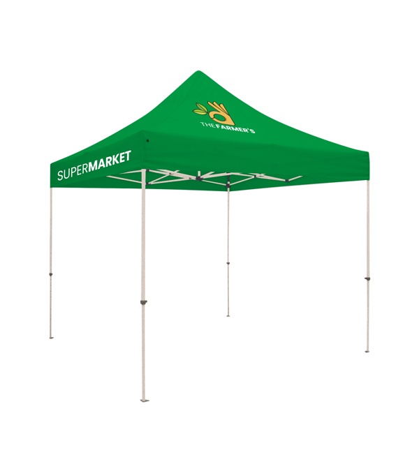 10' Standard Tent Kit (Full-Color Imprint, 4 Locations)