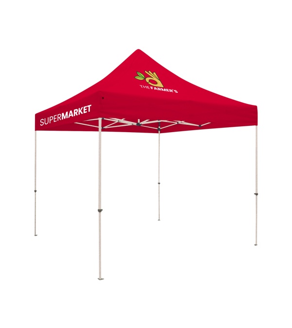 10' Standard Tent Kit (Full-Color Imprint, 4 Locations)