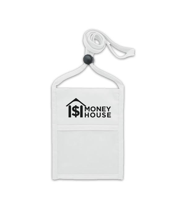 Premium Double Window Pouch Neck Wallet