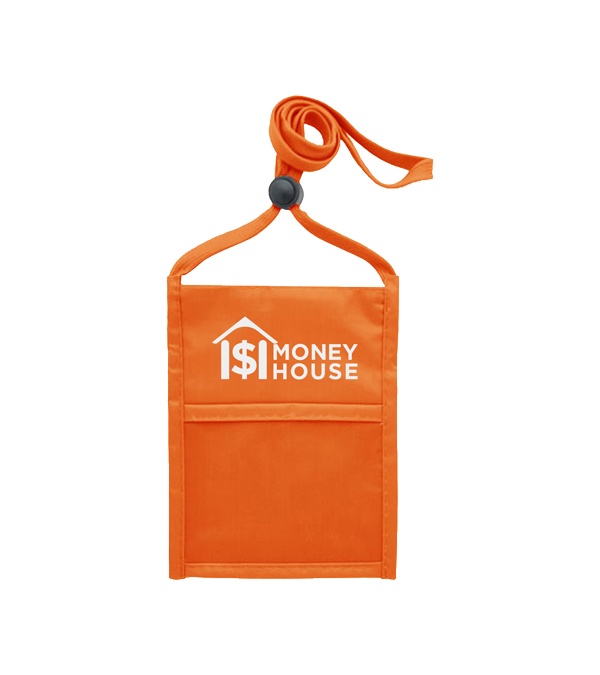 Premium Double Window Pouch Neck Wallet