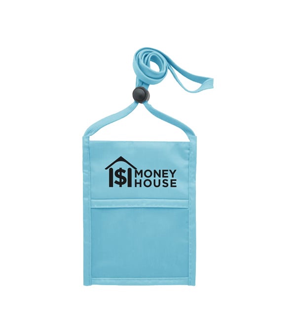 Premium Double Window Pouch Neck Wallet