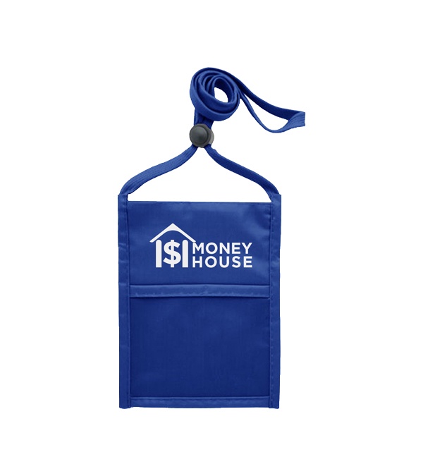 Premium Double Window Pouch Neck Wallet