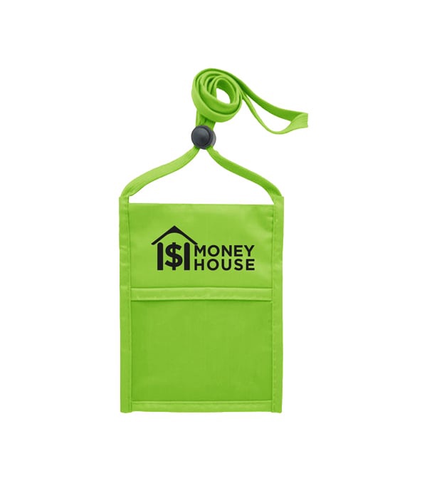 Premium Double Window Pouch Neck Wallet