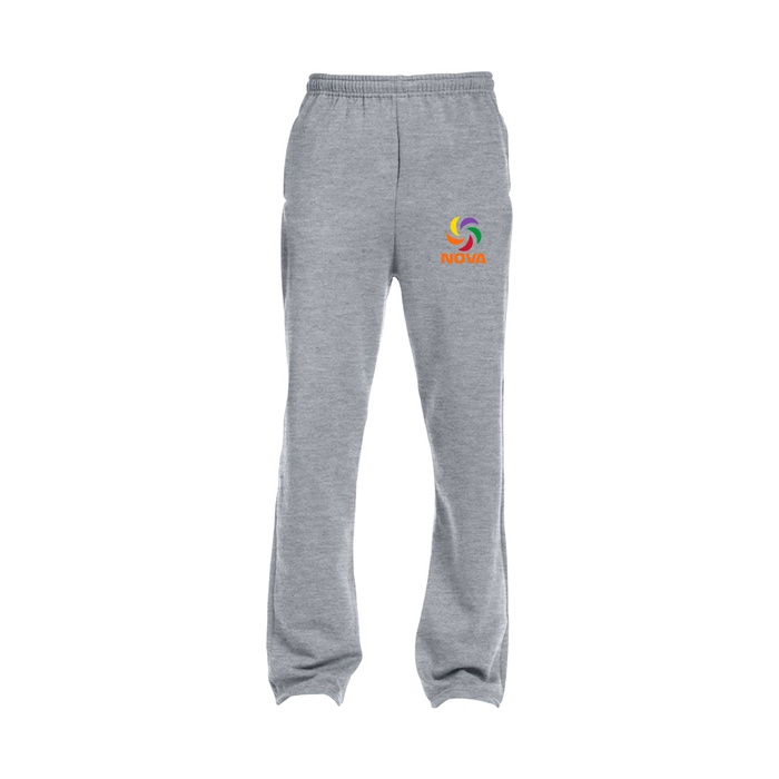 Jerzees® Adult 8 oz. Nublend® Open-Bottom Fleece Sweatpants