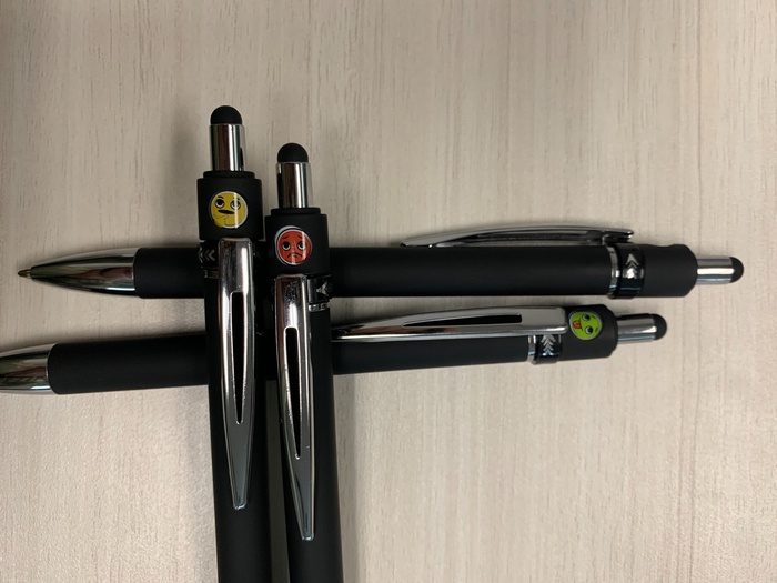 Emoji Spinner Soft Touch Stylus Pen