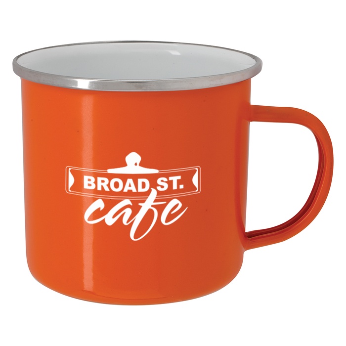 Promotional 16 oz. Enamel Campfire Mugs