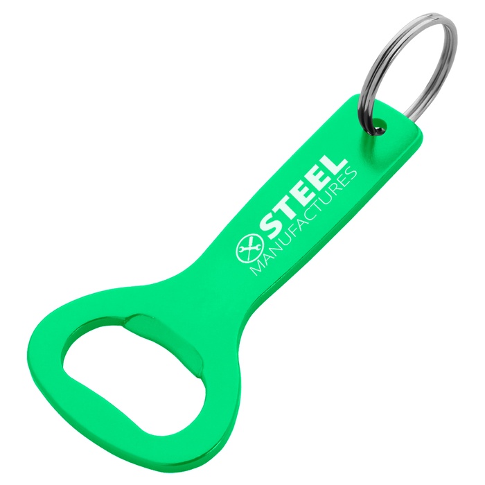 Engraved Aluminum Bottle Opener Key Rings