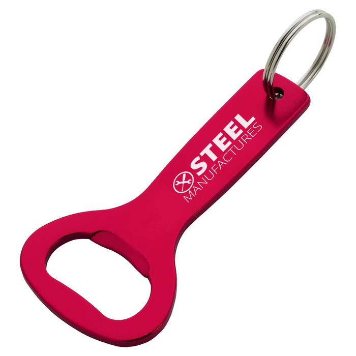 Engraved Aluminum Bottle Opener Key Rings