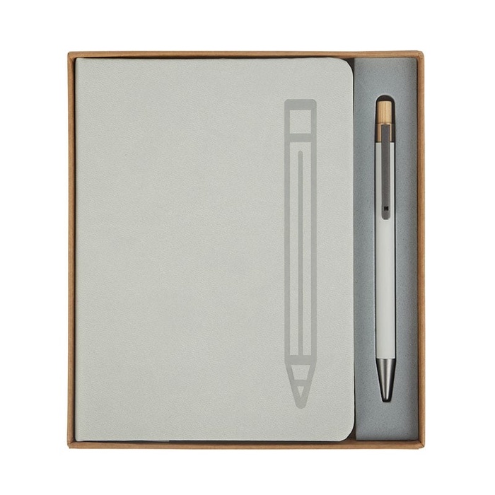 Manhattan II Gift Set w/ Magnetic Journal & Recycled Pen