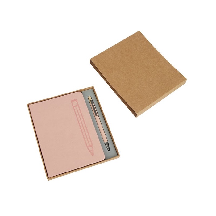 Manhattan II Gift Set w/ Magnetic Journal & Recycled Pen