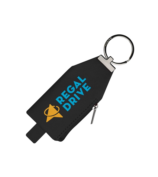 Harley Leatherette Pouch Key Tag