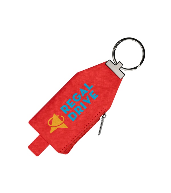 Harley Leatherette Pouch Key Tag