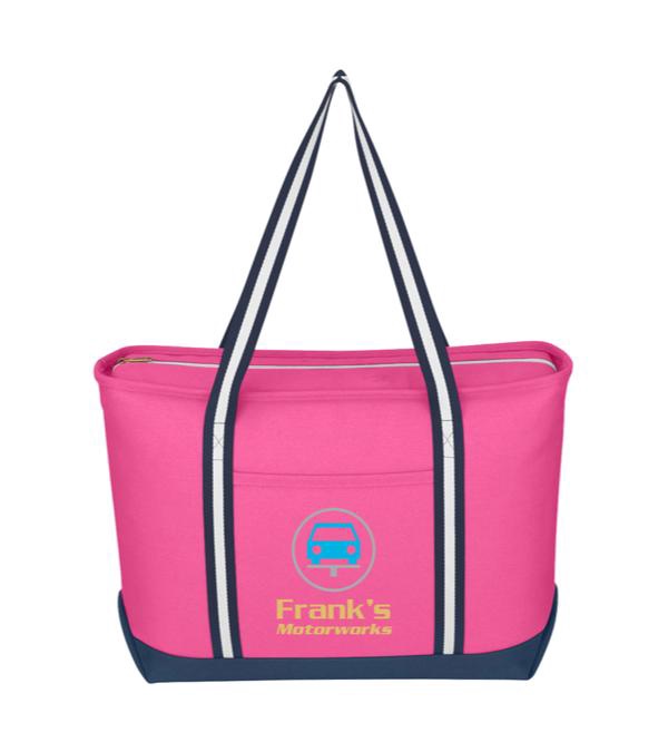 Large Cotton Canvas Admiral Tote Bag