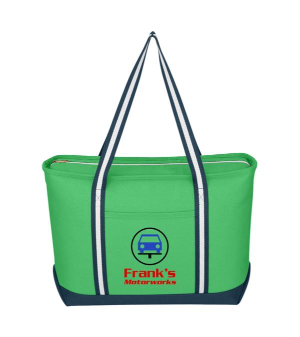 Large Cotton Canvas Admiral Tote Bag