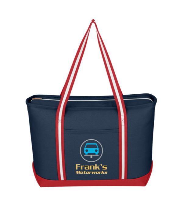 Large Cotton Canvas Admiral Tote Bag