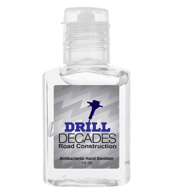 0.5 oz. Hand Sanitizer Gel w/Push-Top Cap