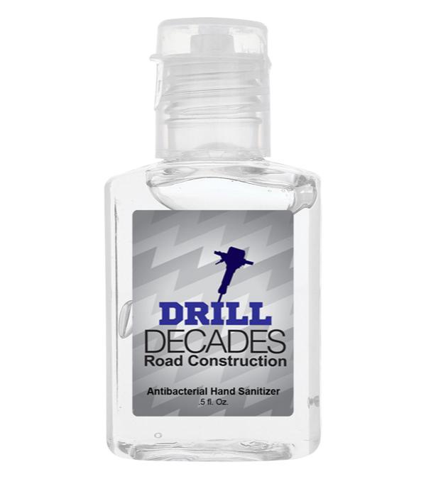 0.5 oz. Hand Sanitizer Gel w/Push-Top Cap