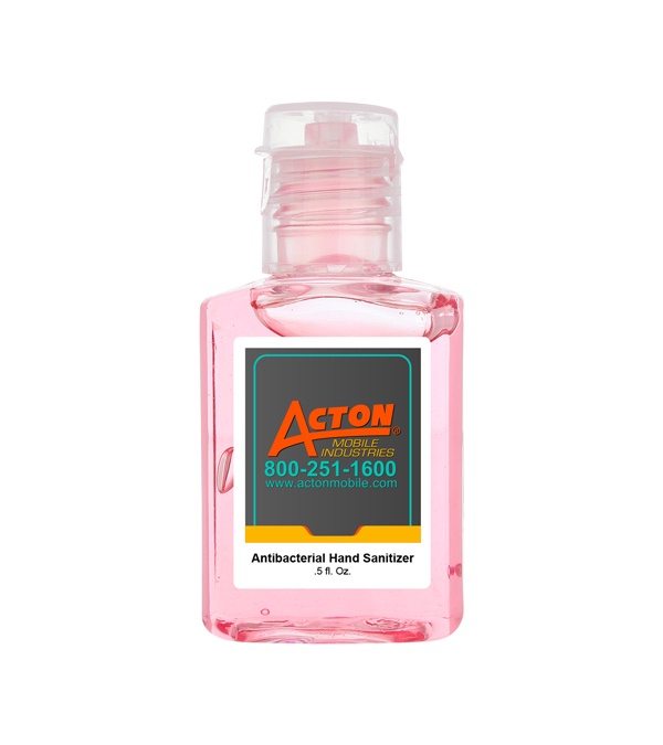 0.5 oz. Hand Sanitizer Gel w/Push-Top Cap