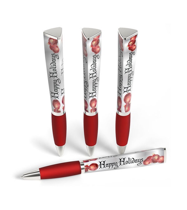 adpen&trade; - Happy Holidays Red Ornament