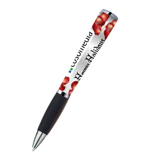adpen&trade; - Happy Holidays Red Ornament