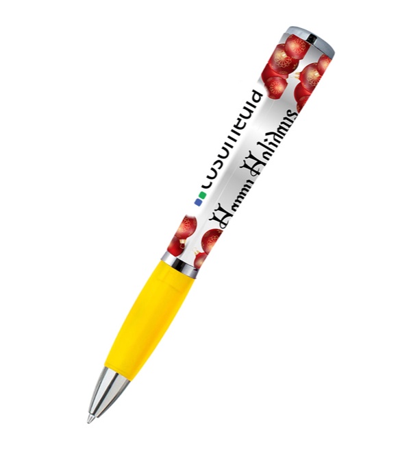 adpen&trade; - Happy Holidays Red Ornament