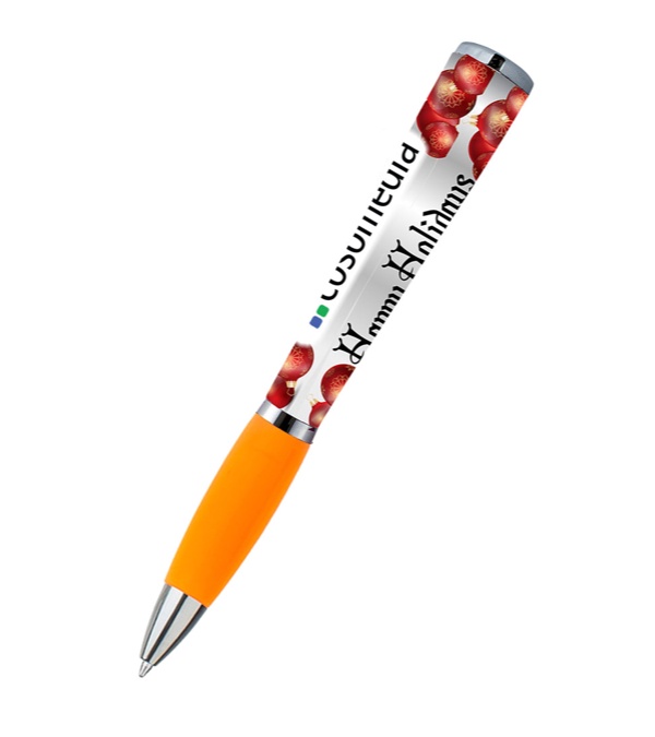adpen&trade; - Happy Holidays Red Ornament