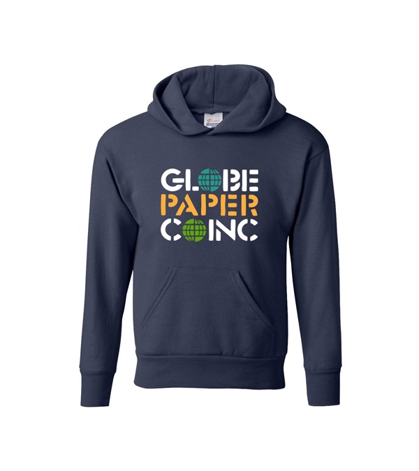 Hanes Youth EcoSmart Pullover Hooded Sweatshirt - Screen Print