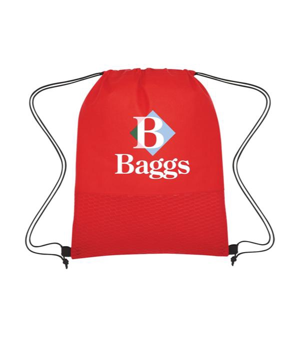 Wave Design Non-Woven Drawstring Bag