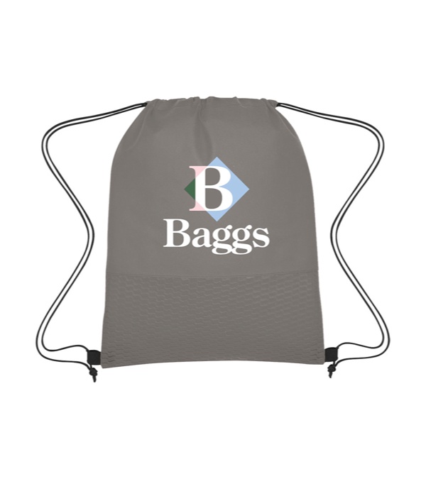 Wave Design Non-Woven Drawstring Bag