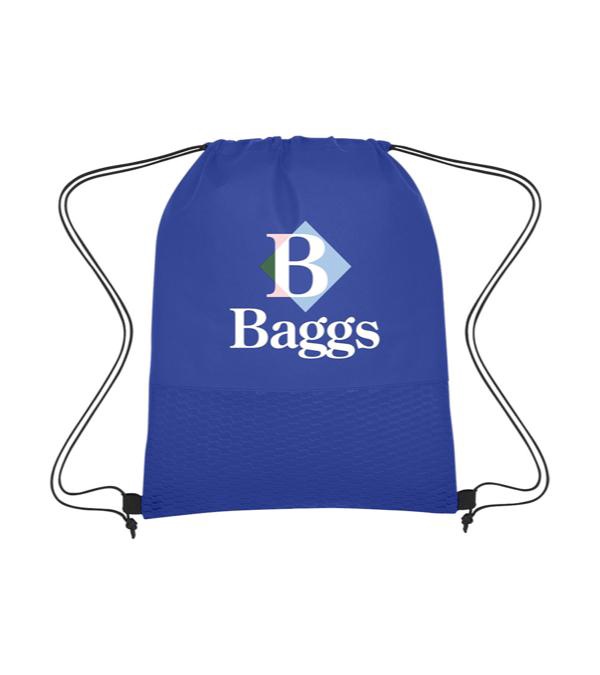 Wave Design Non-Woven Drawstring Bag