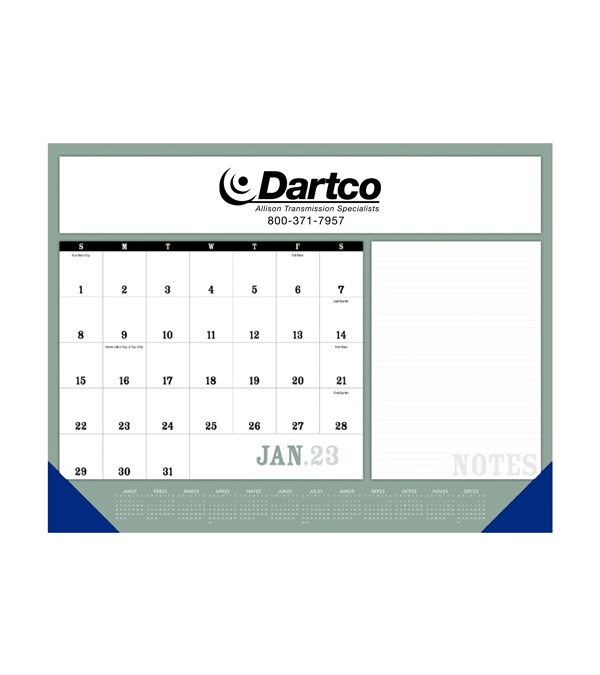 Notes Desk Pad with Vinyl Corners
