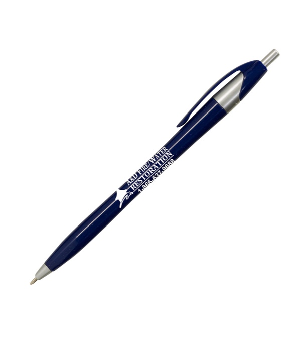 Slimster Pen with Silver Accents