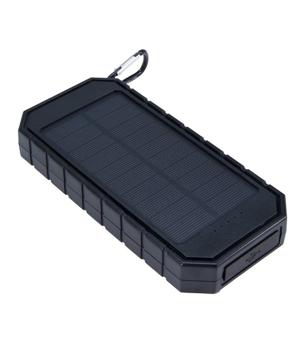 UL Listed 10000 IPX5 Solar 15W Wireless Power Bank-1 Color Imprint