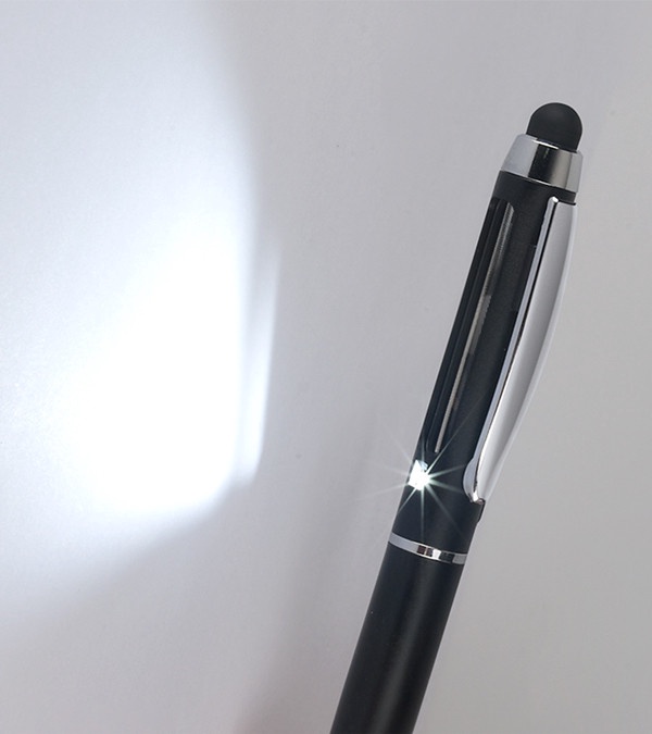 Zoom Magnifier Lighted Stylus Pen