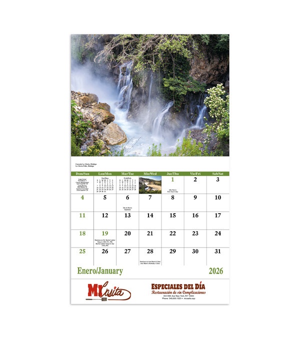 Mexico Wall Calendar 2026