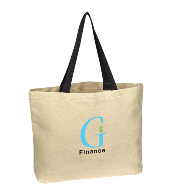 Natural Cotton Canvas Tote Bag