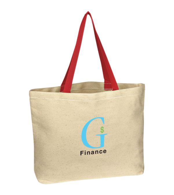 Natural Cotton Canvas Tote Bag