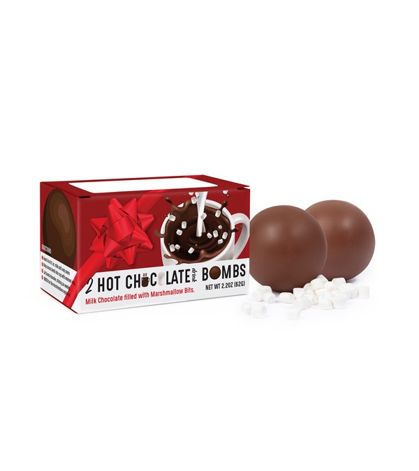 Set of Hot Chocolate Bombs in Full Color Gift Box