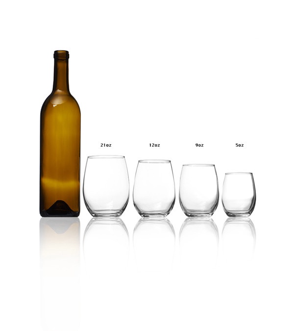 15 oz. ARC Stemless wine glass