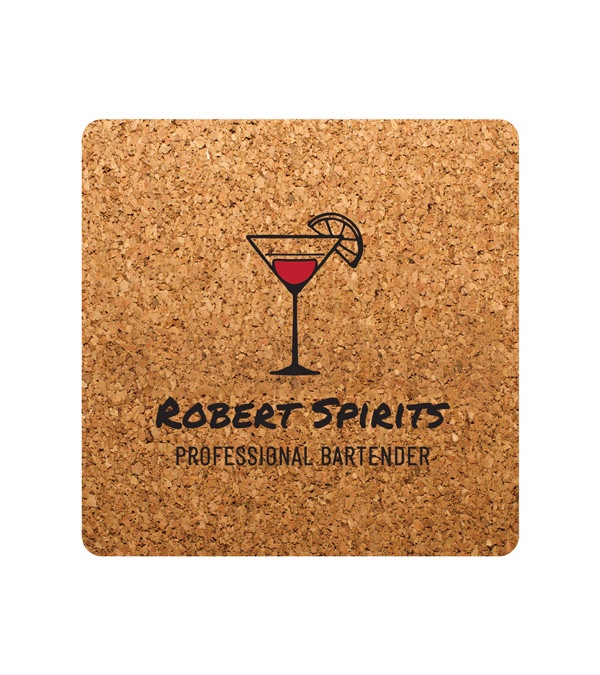 Cork Coasters Square Shape